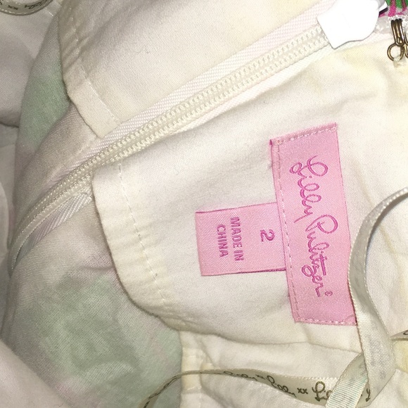 Lily Pulitzer Strapless Tie-Back Dress - Picture 3 of 4